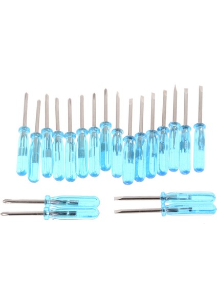 10 Adet Plastik Saplı Güdük Mini Cep Çapraz Düz Uçlu Tornavida Aracı Podazz (Yurt Dışından) indirimleri