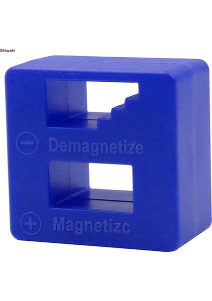 2x 2 1 Cep Boyutunda Mıknatıslaştırıcı Tornavidalar Için Demanyetizatör Mavi (Yurt Dışından)