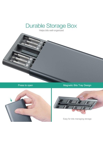 48 Bir Hassas Alüminyum Alaşımlı Tornavida Seti Taşınabilir Aletler Profesyonel (Yurt Dışından) modelleri