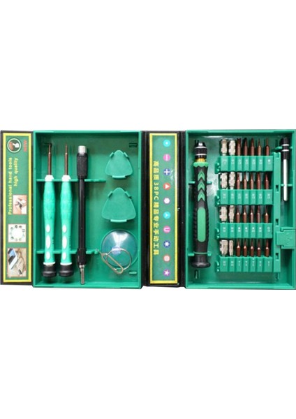 38 In 1 Hassas Tornavida Seti Dizüstü Cep Telefonu Tamir Araçları Kiti Manyetik Onarım Aracı Kiti Ev Diy Aracı (Yurt Dışından)