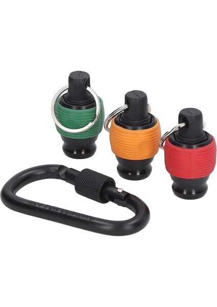 3pcs 1/4in Altıgen Saplı Alüminyum Alaşımlı Tornavida Uçları Tutucu (Yurt Dışından)