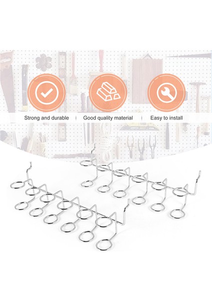 Adet Tornavida Tutucu Pegboard Çok Amaçlı Alet Tutucu Aksesuar Pegboard Aksesuarları Pegboard Için Çok Halkalı Takım Tutucu (Yurt Dışından) fırsatları