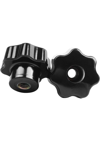 5 Adet Siyah Yıldız Kavrama Topuzu, Dişi Diş Çapı 8 Mm, Kafa Çapı 40 mm (Yurt Dışından) fiyatları