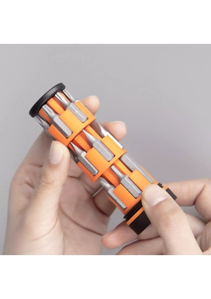 Mihome Jıuxun 18-In-1 Tornavida Seti Siyah Takım Elbise 18 Ince Toplu Tekerlek Depolama Tasarımı Bir Üst Tornavida Aracı Set (Yurt Dışından) indirimleri