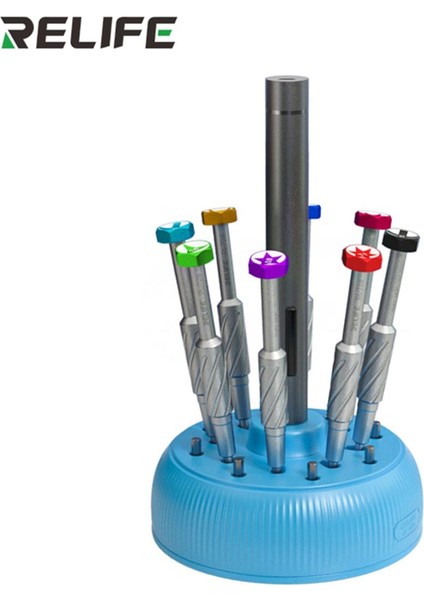 Relıfe RL-078 360° Dönen Tornavida Tutucu 17 Delik Plastik Saklama Kutusu Cep Telefonu Tamir Araçları Için (Yurt Dışından)