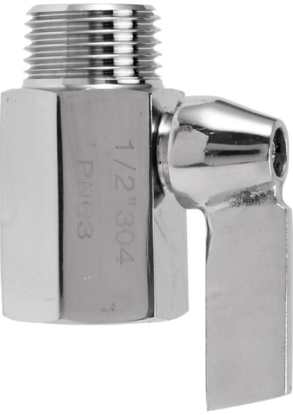 304 Paslanmaz Çelik Mini Küresel Vana (1/2 Inç Dişi x Erkek) Npt Dişli, Su Akış Regülatörü Kafa Kontrol Vanası (Yurt Dışından) fiyatları