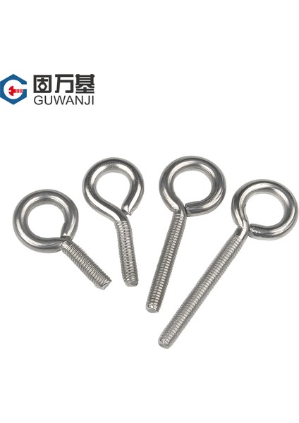304 Paslanmaz Çelik Koyun Gözü Vida Halkalı Kanca Halka Cıvata Somunu Kapalı Halka Vida M4M5M6M8 (Yurt Dışından) fırsatları