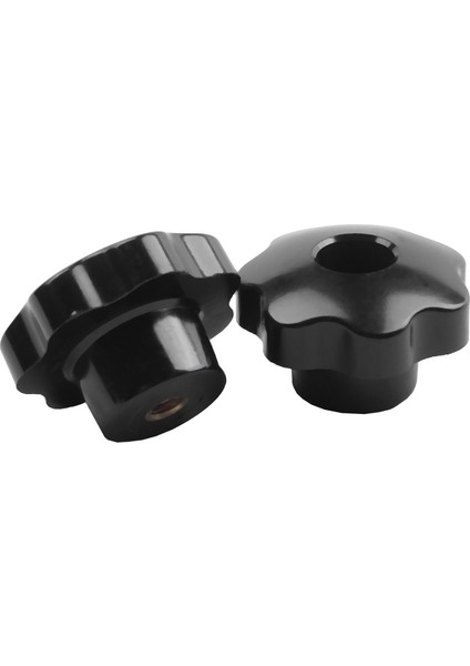 M8 x 50MM Çaplı Diş Sıkma Yıldız Topuzu Siyah 4 Adet (Yurt Dışından)