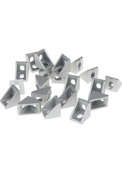 50 Adet M5 T Sürgülü Somun Çinko Kaplama Karbon Çelik T Sürgülü Somun ve 20 Adet Köşe Montaj Köşe Bağlantı Braketi (Yurt Dışından) modelleri