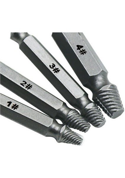 4 Adet Kırık Cıvata Sökücü Çıkarıcı Matkap Uçları Kolay Çıkış Saplama Ters Hasar Vidası (Yurt Dışından) fırsatları