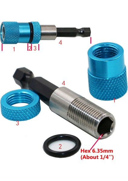 Lkpcıgcxm 2 Adet 1/4 Hex Shank Elektrikli Matkap Manyetik Tornavida Bit Tutucu Aracı Manyetizma Sınırı Ayarlanabilir Uzatma Çubuğu (Yurt Dışından) modelleri