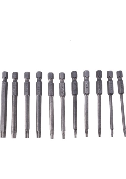 11 Adet 75MM Manyetik S2 Çelik Tornavida Uçları Hex Torx Kafa (Yurt Dışından) fiyatları