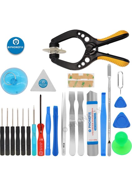 24 In 1 Cep Telefonu Tamir Araçları Kiti Spudger Pry Açılış Aracı Tornavida Seti Iphone x Xs 8 7 6 S 6 Artı 11 Pro El Aleti (Yurt Dışından)