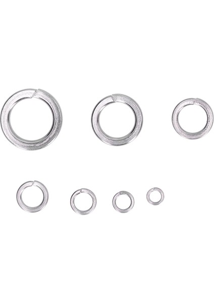 M3/M4/M5/M6/M8/M10/M12 150 Adet Yaylı Kilit Pulları Bölünmüş Çeşitler A2-70 (Yurt Dışından) indirimleri