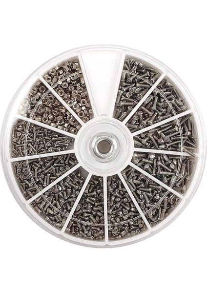 Pc Gözlük Cep Telefonu Için 1000 Adet Paslanmaz Çelik Vida Seti Makine Vidaları Çeşitleri - Intl (Yurt Dışından)