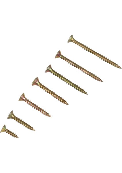 200 Adet Renkli Çinko Sert M4 Çapraz Kafa Kendinden Vurarak Ayar Vidası (Yurt Dışından)