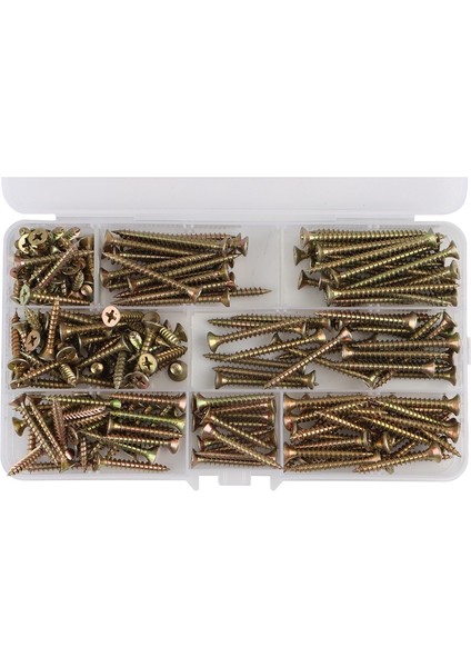 200 Adet Renkli Çinko Sert M4 Çapraz Kafa Kendinden Vurarak Ayar Vidası (Yurt Dışından) modelleri