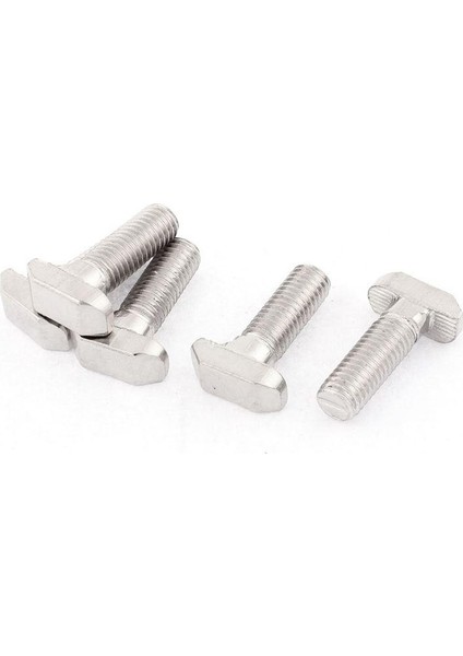 M8 Konu T-Yuvası Açılan Saplama Sürgülü Vida Cıvatası Gümüş Ton 5 Adet (Yurt Dışından) fiyatları