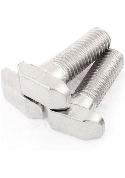 M8 Konu T-Yuvası Açılan Saplama Sürgülü Vida Cıvatası Gümüş Ton 5 Adet (Yurt Dışından) modelleri