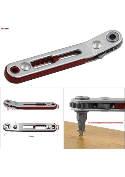 Cırcır Anahtarı Ters Çeyrek Tornavida Tahrik Kolu Mini Ekipman Onarımı Için Soğutma Onarımı (Yurt Dışından) indirimleri