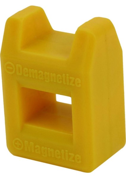 Tornavida Mıknatıslayıcı Manyetikliği Giderici Manyetikliği Giderici Manyetik Pratik Toplama Aleti Renk: Sarı (Yurt Dışından)
