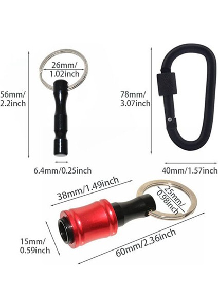 Bit Tutucu 1/4 Inç Altıgen Tornavida Uçları Tutucu Uzatma Çubuğu Anahtarlık Vida Adaptörü Matkap Erkek Sonrası (Yurt Dışından) fiyatları