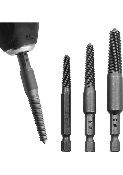 5 Adet Vida Çıkarıcı Merkezi Matkap Uçları Kılavuz Seti Kırık Hasarlı Cıvata Sökücü Podazz (Yurt Dışından) fırsatları