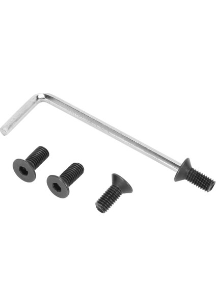 Xiaomi M365 Aksesuarları Için-16 x Vida 4 x Anahtar-Siyah ve Gümüş (Yurt Dışından)