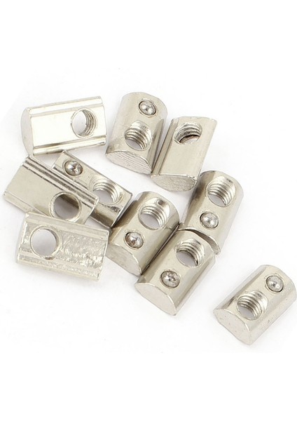 Namuny 20 Adet 20 Serisi M5 Sürgülü Bilyalı Yaylı T Yuvası Somun 13.6mmx8.5mmx4.3mm (Yurt Dışından) modelleri