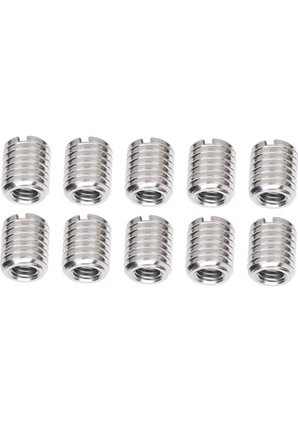 10 Adet Ekleme Somunu Azaltıcı Tamir M6X1.0 Dişi M10X1.5 Erkek Konu Uzatma (Yurt Dışından)