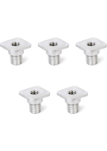 5 Adet 1/4 Inç - 3/8 Inç Dişi - Erkek Tripod Monopod Için Dönüştürücü Vida Adaptörü (Yurt Dışından)