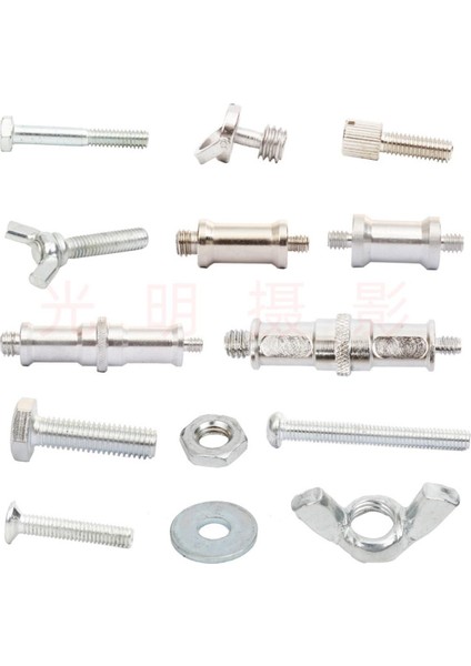 Dönüştürme Vidalarıyla Kamera Tripodu Fotoğrafçılığı Ingiliz ve Amerikan Standardı 1/4-20 Dönüşlü 3/8 Somun Kapağı Metrik M6M8 (Yurt Dışından)
