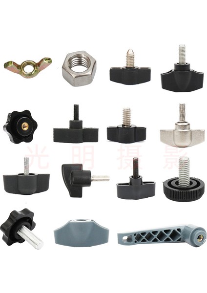 Dönüştürme Vidalarıyla Kamera Tripodu Fotoğrafçılığı Ingiliz ve Amerikan Standardı 1/4-20 Dönüşlü 3/8 Somun Kapağı Metrik M6M8 (Yurt Dışından) fiyatları