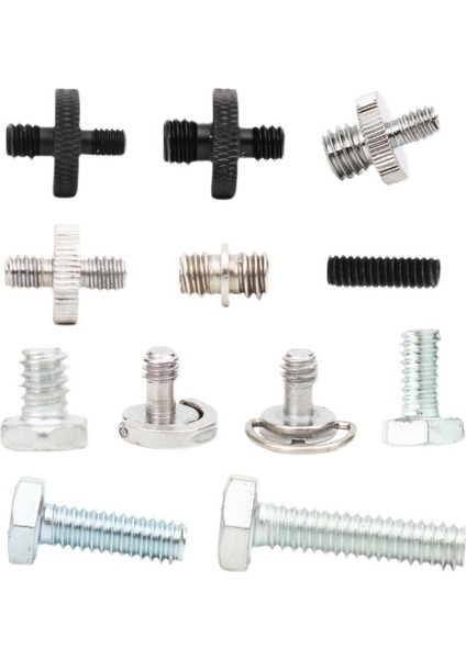 Dönüştürme Vidalarıyla Kamera Tripodu Fotoğrafçılığı Ingiliz ve Amerikan Standardı 1/4-20 Dönüşlü 3/8 Somun Kapağı Metrik M6M8 (Yurt Dışından) fırsatları