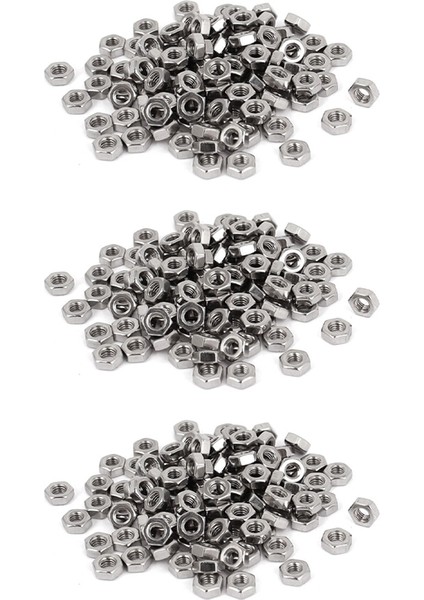 Zoroom Metrik M3 Altıgen Somun 304 Paslanmaz Çelik Bağlantı Elemanı DIN934 300 Adet Cıvata Için (Yurt Dışından) fiyatları