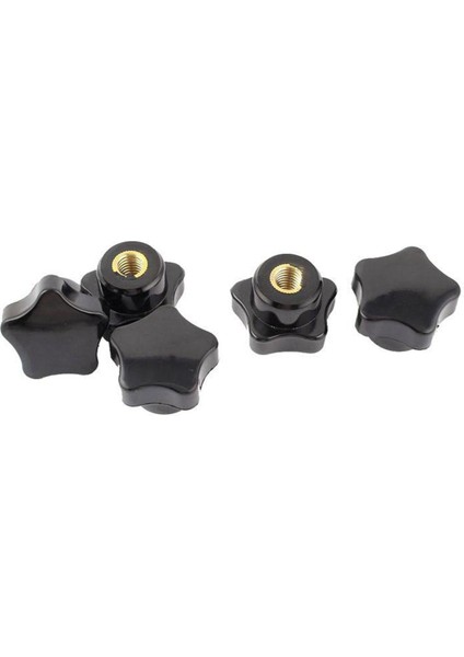 5 Adet M8 Dişi Konu 32MM Yıldız Kafa Sıkma Somunları Topuzu Kavrama Kolu (Yurt Dışından)