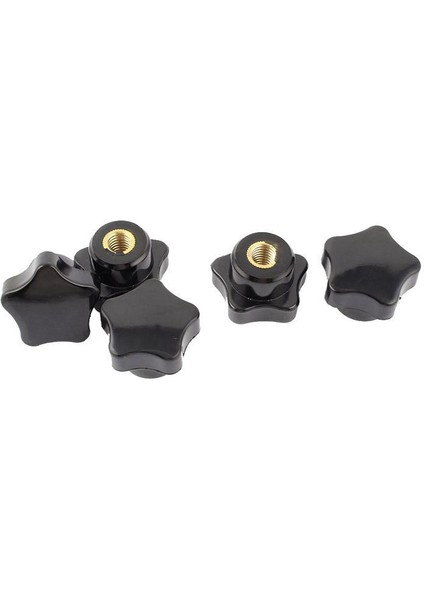 5 Adet M8 Dişi Konu 32MM Yıldız Kafa Sıkma Somunları Topuzu Kavrama Kolu (Yurt Dışından) fiyatları