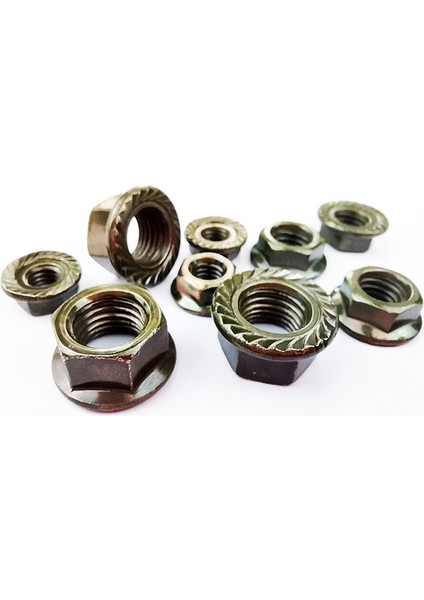 M5M6M8M108.8 Kalite Karbon Çeliği Galvanizli Pas Önleyici Flanş Somunu Dış Altıgen Kaymaz Ped Vidalı Gevşek Somun (Yurt Dışından) fiyatları