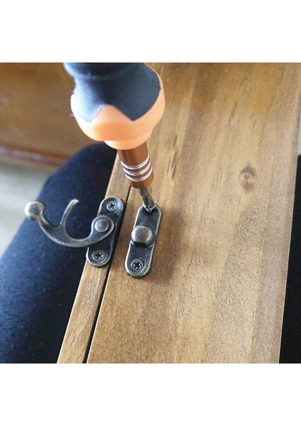 Küçük Kutu Menteşeler Bronz Sağ Mandal Kanca Çile Menteşeler ve Vidalar ile (Yurt Dışından) modelleri