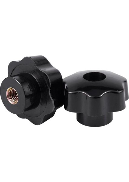 2 Adet M10 Dişi Dişli Somunlar 50MM Plastik Yıldız Başlı Sıkma Topuzu Kavrama (Yurt Dışından)