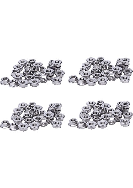 100 Adet 304 Paslanmaz Çelik Tırtıklı Flanş Metrik Hex Kilit Somunları M6 (Yurt Dışından) indirimleri