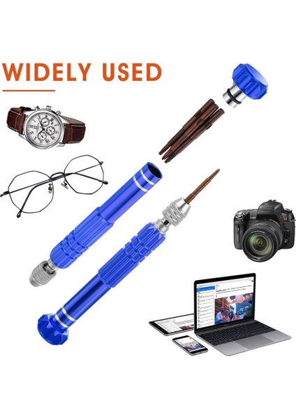 Tornavida Mini Tornavida Seti Gözlük, Güneş Gözlüğü, Saat, Bilgisayar Onarım Aracı Seti Için 5'i 1 Arada Çok Fonksiyonlu Tornavida (Yurt Dışından) fırsatları