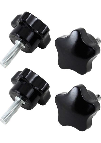 Zoroom 30 mm Yıldız Başlığı Çapı M6 x 20 mm Erkek Dişli Vidalı Tip Yıldız Topuz 4 Adet (Yurt Dışından) fırsatları