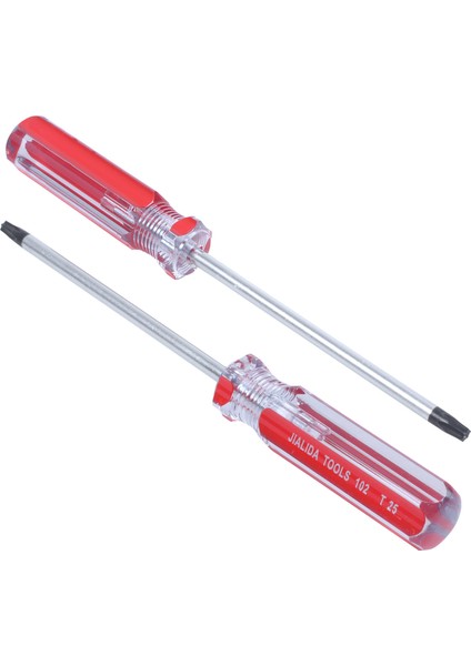 Şeffaf Kaymaz Saplı 4mm Mıknatıslı Uç T25 Güvenlik Torx Tornavidalar (Yurt Dışından)