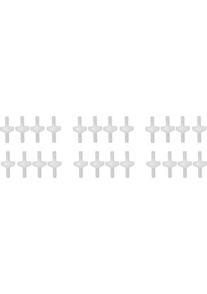 24 Adet 1/4 Inç Çek Valf 6mm Pvdf Tek Yönlü Vana Inline Çek Valf Geri Dönüşsüz Çek Valf Yakıt Gaz Sıvı Hava Için (Yurt Dışından) fiyatları