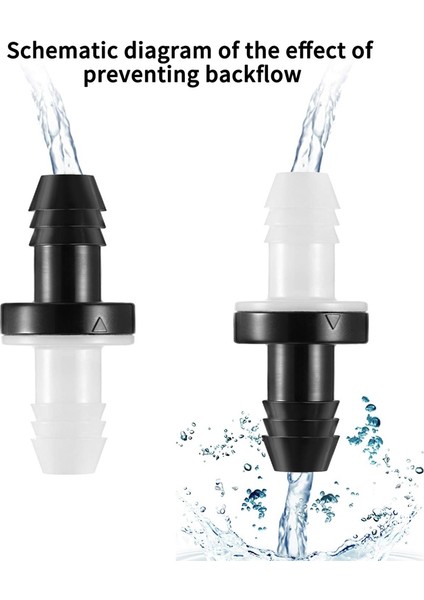 Adet Çek Valf 3/8 Inç 10 mm Abs Plug-In Çek Valf Yakıt Su Gaz Hava Tek Yönlü Çek Valf S Için (Yurt Dışından) modelleri