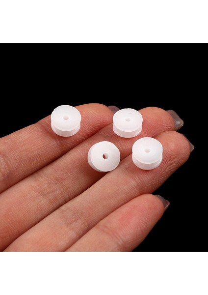 10 Adet 2*9.3mm Plastik Kasnak Tekerlek Mikro Mini Dişli Motor Tekerlekler Dıy Model Oyuncak Eatop (Yurt Dışından)