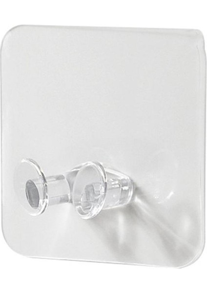 Ma Taşınabilir Şeffaf Güç Fişi Kanca Yapışkanlı Depolama Kanca Tel Fiş Braketi (Yurt Dışından)