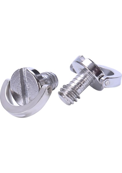 Quanbu 1/4 Inç D-Ring Kamera Hızlı Bırakma Vidası Tripod Vida Adaptörü Bağlayıcı Dslr Kamera Rig Aksesuarları-2 Paket (Yurt Dışından)