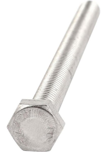 Quanbu M8 x 100MM A2 Paslanmaz Çelik Tam Dişli Altıgen Başlı Vida Cıvata 5 Adet (Yurt Dışından)